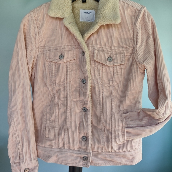 Old navy pink corduroy jacket - Picture 6 of 8